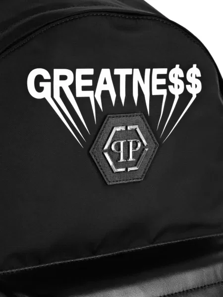 Rucsac Philipp Plein cu imagine negru
