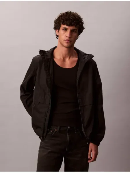 Calvin Klein Jeans Geacă | Relaxed fit negru