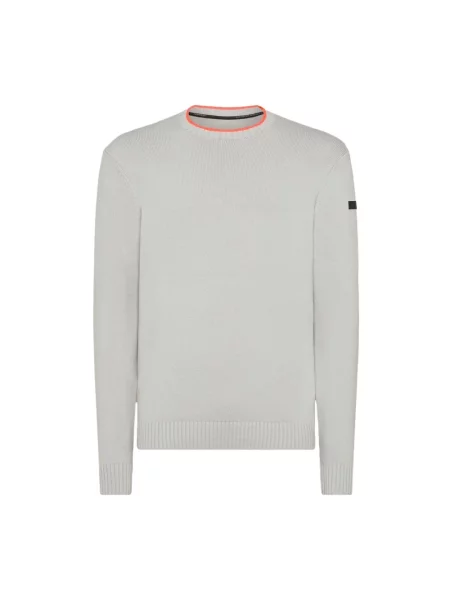 Sweter Rrd z dżerseju szary