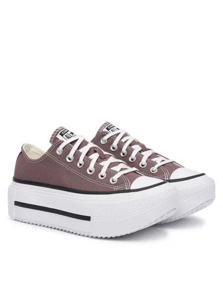 Tenisice Converse Chuck Taylor All Star Lift Double Stack smeđa