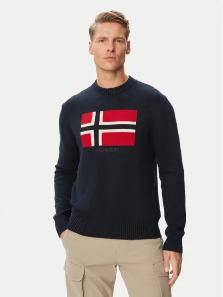 Napapijri Pulover D-Mura C Bleumarin