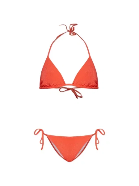 Bikini Balmain cu legături portocaliu