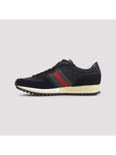 Sneakersy Gucci skórzane czarne