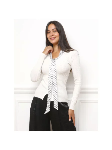 Sveter La Modeuse biela