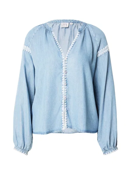 Emily Van Den Bergh Bluza pastelno / svijetloplava plava