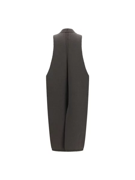 Długa kamizelka Rick Owens szara