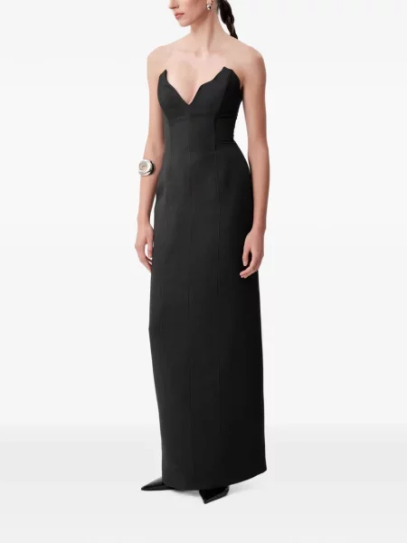 Rochie maxi Concepto fără bretele negru