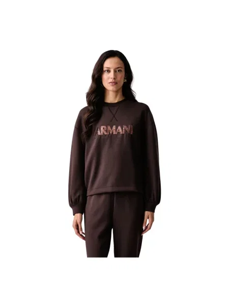 Bluza Armani Exchange brązowa