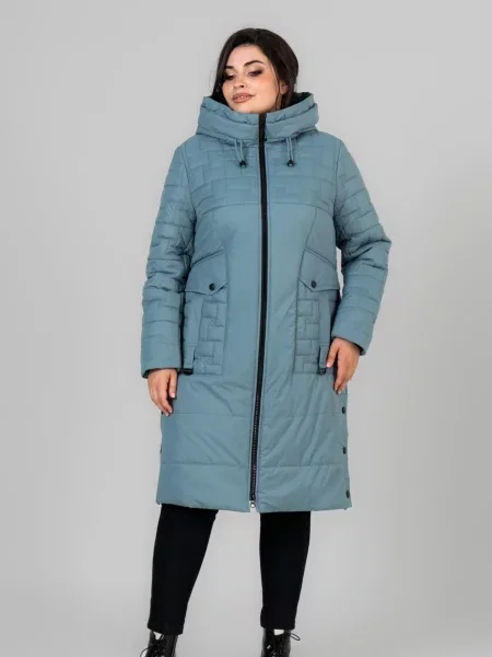 Зимова куртка All Posa бірюзовий