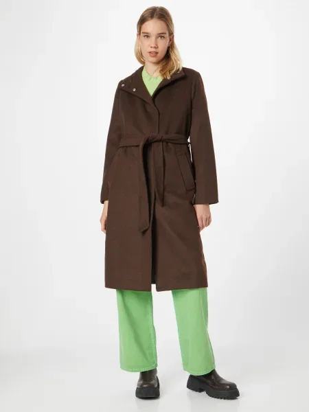 VERO MODA Palton de primăvară-toamnă maro cappuccino