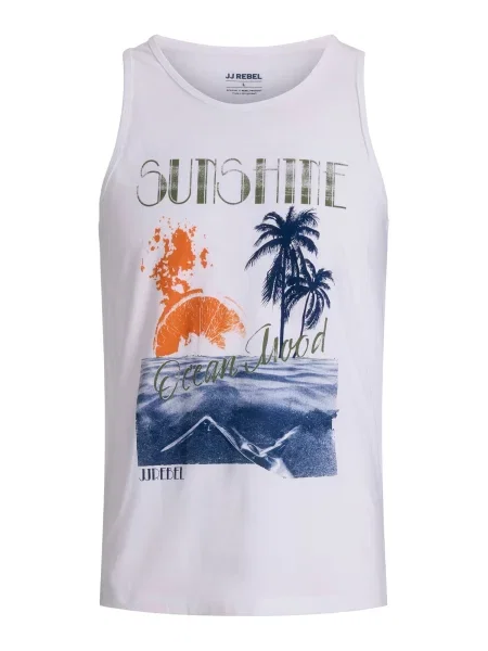 JJ Rebel Tricou JREBMASON albastru închis / oliv / portocaliu alb