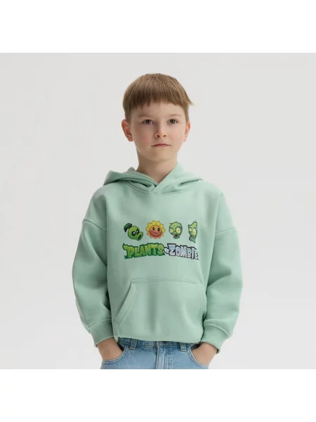 Reserved Mikina PLANTS VS ZOMBIES světle zelená