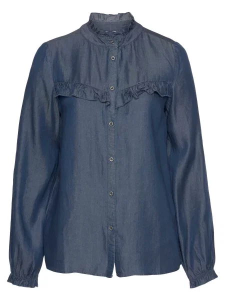 LASCANA Blúzka denim modrá