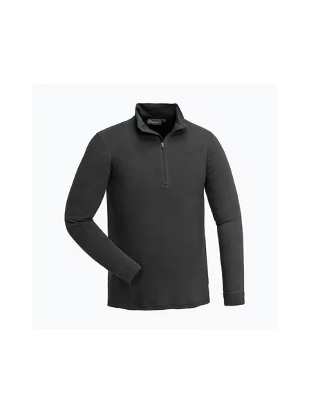 Спортивная кофта Pinewood из шерсти мериноса на полумолнии черная