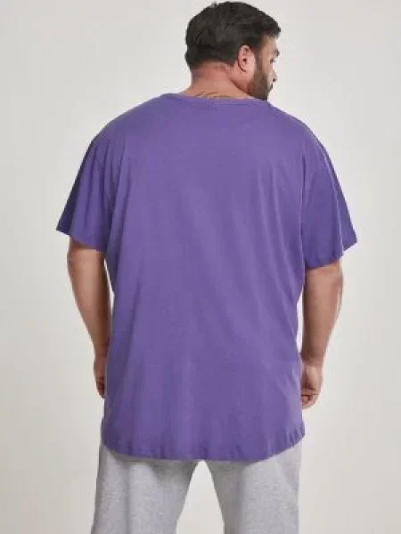 Tricou Urban Classics lung albastru