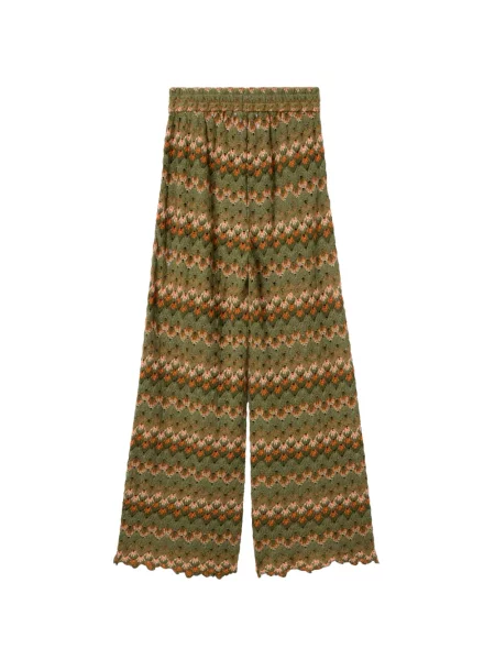 Pantaloni palazzo La Doublej verde