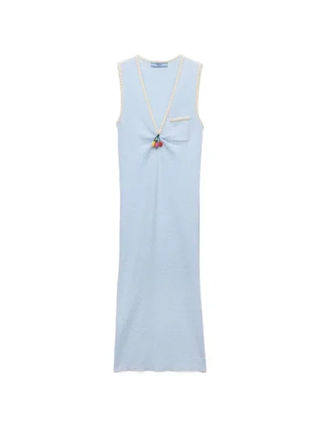 Bouclé rochie Prada albastru
