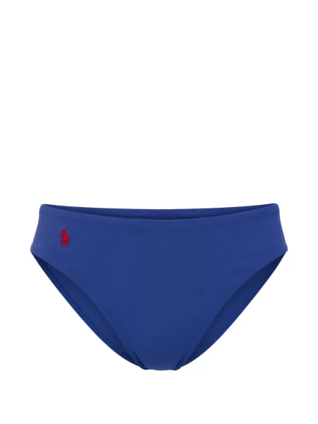 Ριγέ πουκάμισο Polo Ralph Lauren με κέντημα μπλε
