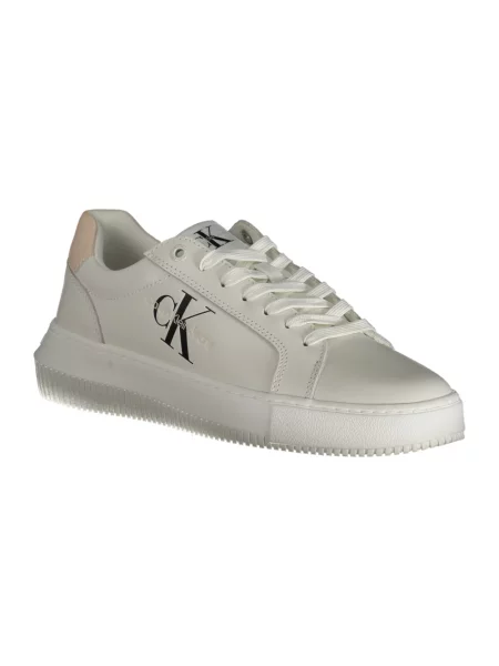 Sneakersy Calvin Klein Jeans chunky białe
