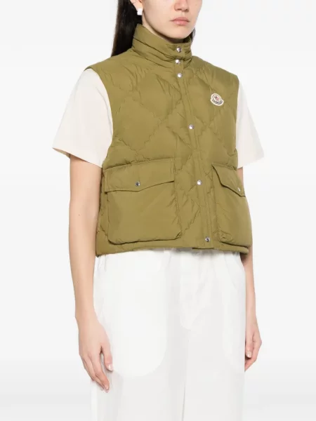 Vestă Moncler matlasată verde