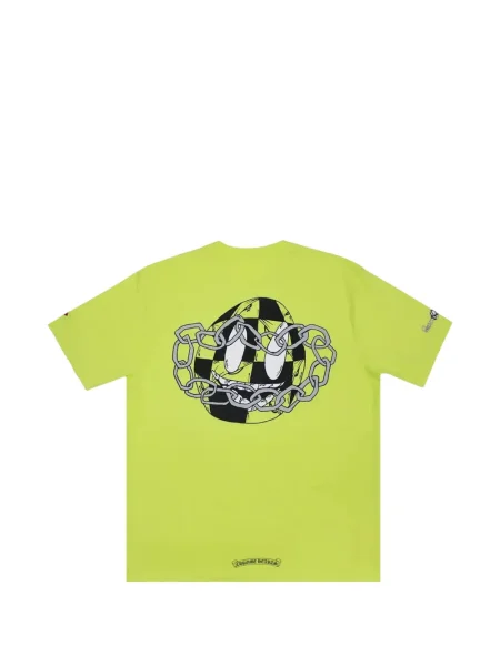 Tricou Chrome Hearts cu imagine cu motiv cu inimi verde
