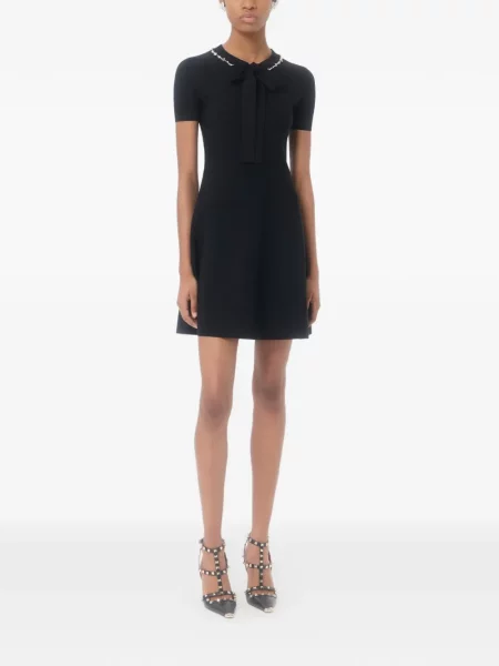 Rochie Valentino Garavani tricotate negru