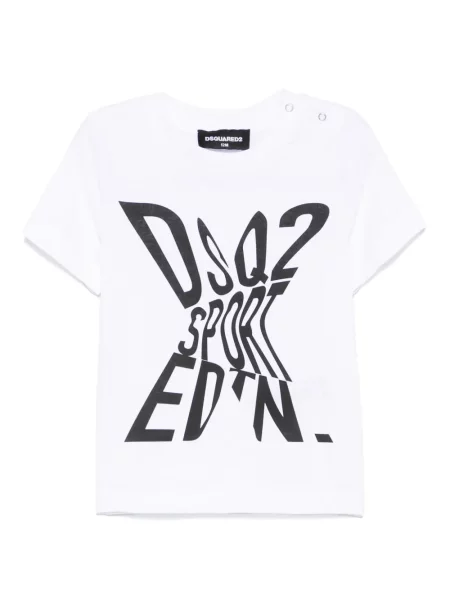 Dětské tričko Dsquared2 bílé