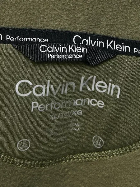 Geacă Calvin Klein cu broderie verde