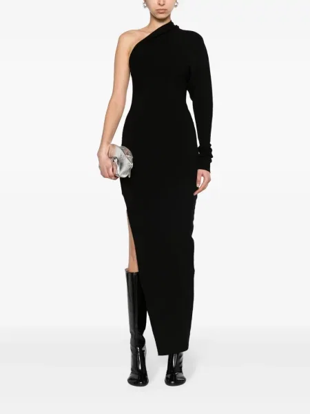 Kostiumas maksi maxi suknele Rick Owens vieno peties juoda