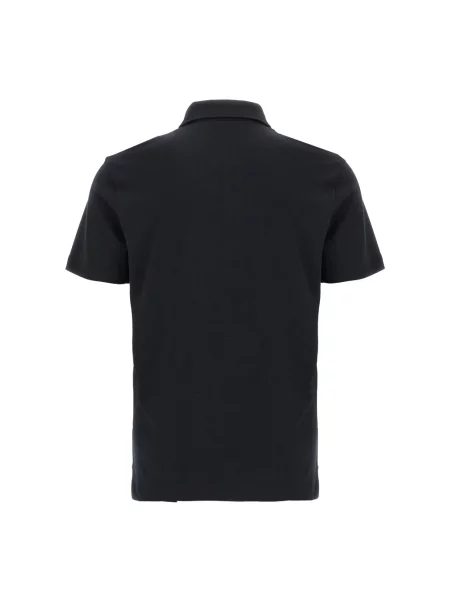 BOSS polo gładki czarny
