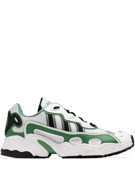 Sneakerși Adidas Ozweego cu șireturi din dantelă alergare verde
