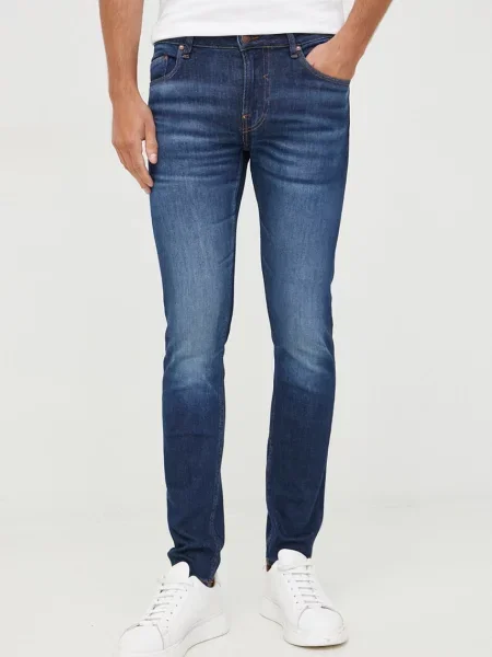 Дънки Guess CHRIS синьо