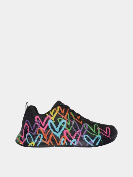 Skechers Кросівки Штучна шкіра чорний