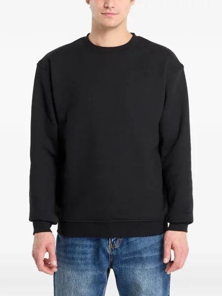 Hanorac crewneck Urban Classics cu decolteu rotund negru