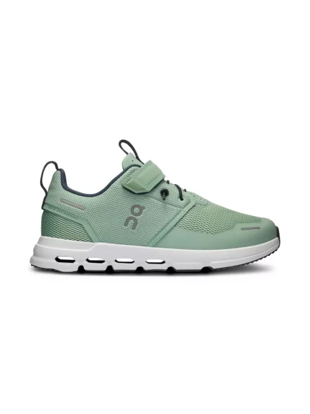 Buty do biegania dziecięce On Running zielone