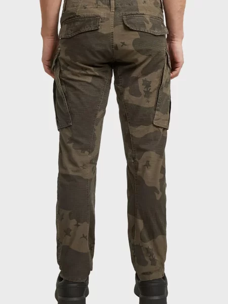 Камуфляжные брюки карго G-star Raw зеленые