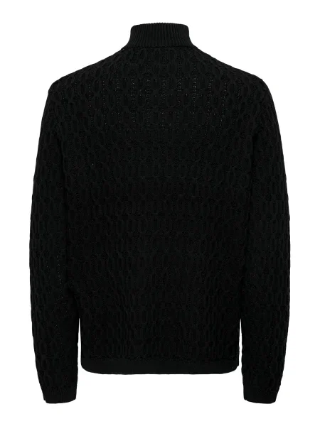Only & Sons Pulover ONSLEONARD' negru