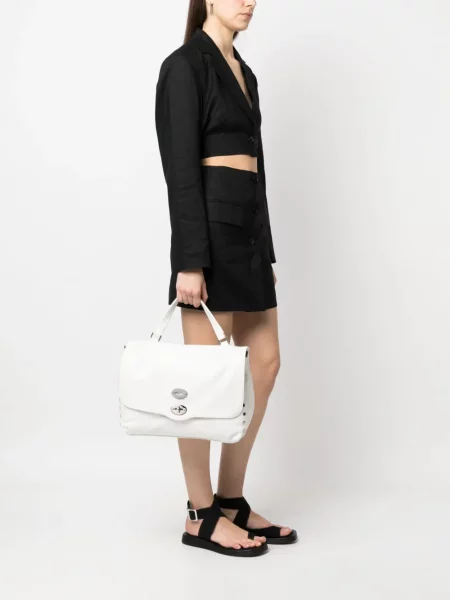 Geantă shopper Zanellato alb