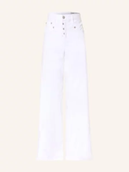 Herrlicher Dżinsy Z Szerokimi Nogawkami Shyra weiss