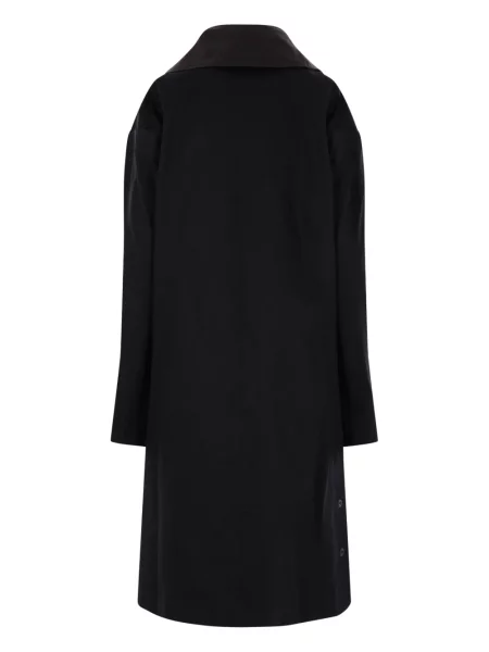 Palton Yohji Yamamoto din piele negru