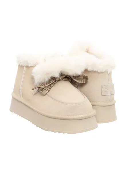 Botine Solo Soprani Couture alb