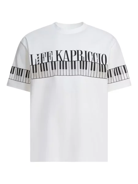 Tricou Kapital cu imagine alb