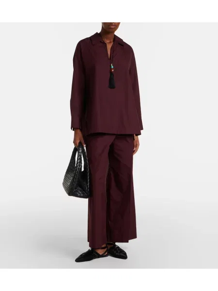 Decupat pantaloni 's Max Mara din poplin
