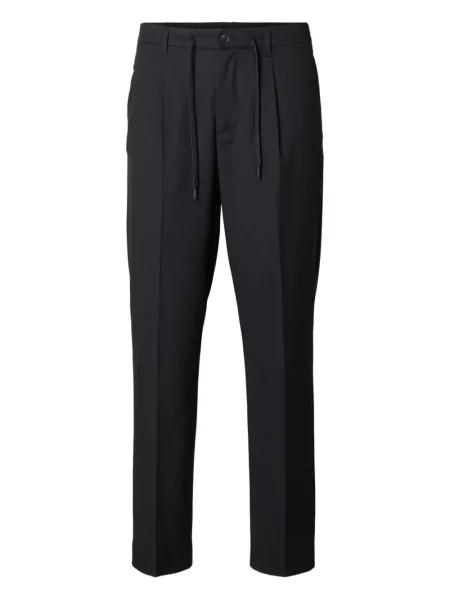 Pantaloni Selected cu cordon negru