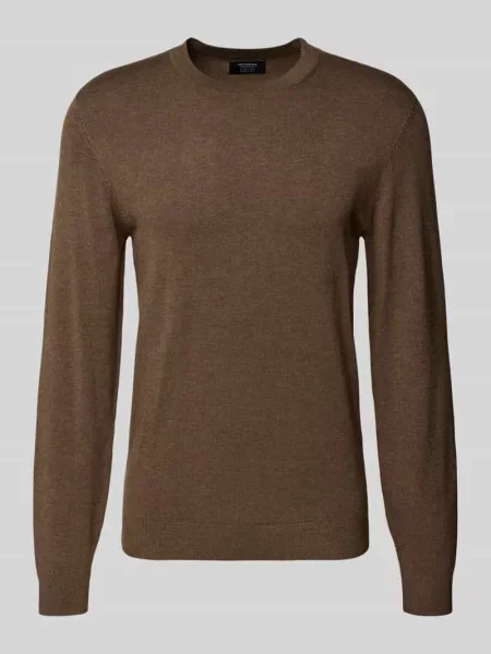 Sweter z dzianiny z prążkowanymi wykończeniami Mcneal