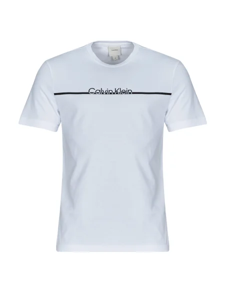 Tricou Calvin Klein Jeans alb