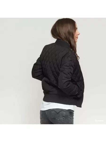 Яке Urban Classics Ladies Diamond Quilt Nylon Jacket Black XS черно