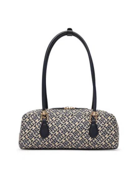 TOMMY HILFIGER Torba za čez ramo GRACE kremna / svetlo / temno modra