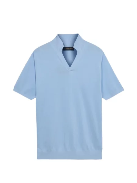 Gulerat cămașă Brooks Brothers albastru