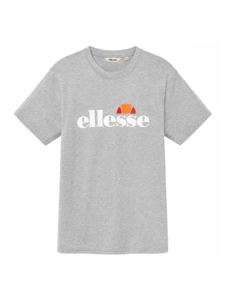 ELLESSE Tričko Prado 2 šedá / oranžová bílá